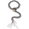 HinsonGayle"Cleopatra" 6-Strand Silver Gray