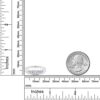 925 Sterling Silver Created Moissanite by Charles & Colvard