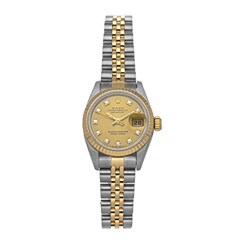 Automatic Rolex Datejust Champagne Dial Watch