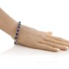 Gem Stone King 20.00 Ct Gorgeous Oval and Round Tennis Bracelet