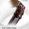 BRIGADA Rose Gold Business Casual Wrist Watch for Men