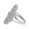 BERRICLE Rhodium Plated Sterling Silver Cubic