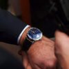 Elegance Redefined: Men's Blue Moon Phase Luxury Watch with Leather Strap