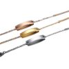 Free Engraving Simple Medical Alert Stainless Steel Thin Chain