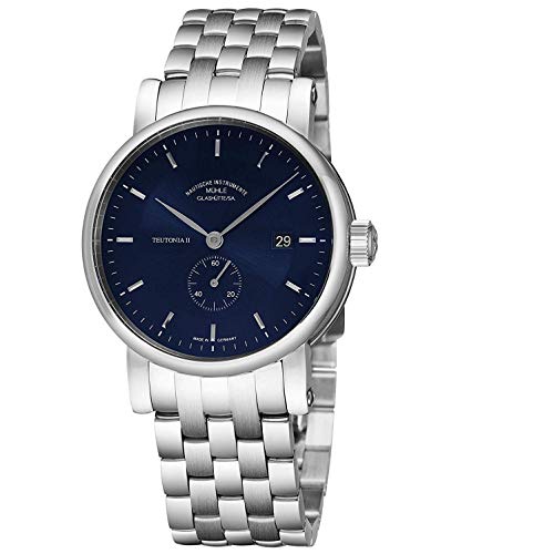 Automatic Watch Muhle Glashutte Blue Face with Date