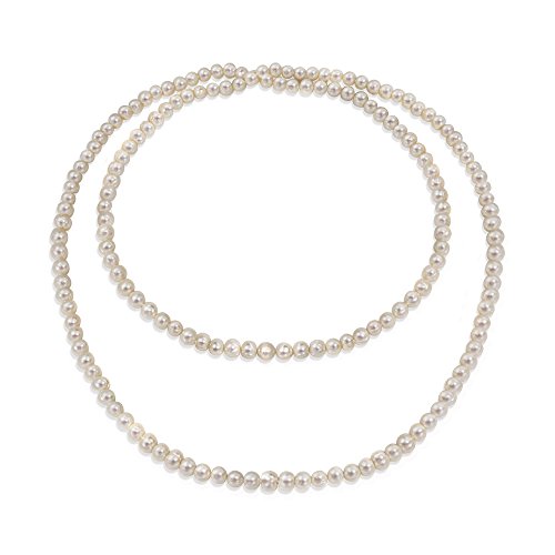 Bling Jewelry Endless Layering White Round Pearl