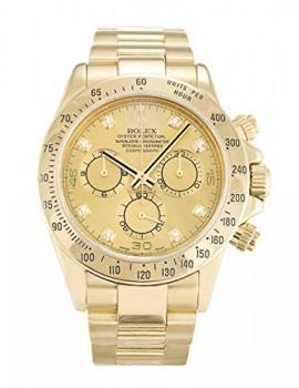 18kt Yellow Gold Mens Watch Rolex Daytona Champagne Chronograph