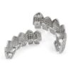 JINAO 18K Gold Plated Macro Pave CZ Iced-Out Grillz