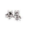 Brilliant Cut Diamond Stud Earrings in 14K Gold Classic
