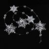Shan-S Christmas Crystal Acrylic Snowflake Gems