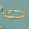Ross-Simons Italian 14kt Yellow Gold Oval Paper Clip Link Bracelet
