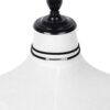Jakawin Choker Necklace Adjustable Black Collar Necklaces