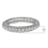 Size 9 Pavé-Set Cubic Zirconia Eternity Band Anniversary Ring