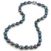 THE PEARL SOURCE Sterling Silver 9-10mm AAA Quality Baroque
