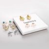 18 Pairs Multiple Dainty Lotus Flower Ear Jacket Earrings