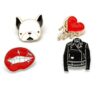Floral Fruits Enamel Brooch Pins Cartoon Lapel Pins
