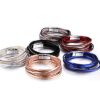 Leather Wrap Bracelet Leopard Multi-Layer Magnetic Buckle Cuff