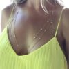 Bohemian Chain Long Rhinestone Bra Body Chains
