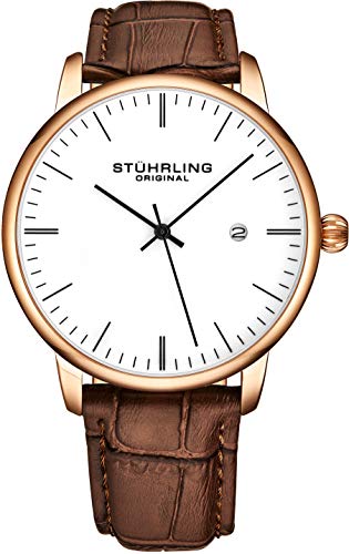 Stuhrling Original Dress + Casual Design - Analog Watch Dial with Date