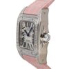 Silver Dial Womens Watch Cartier Santos Automatic