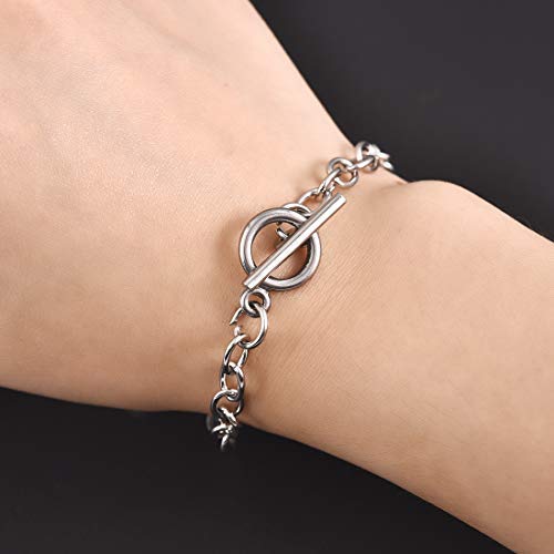 JIAYIQI 10Pcs Chain Bracelets for Jewelry Making