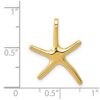 14k Yellow Gold Starfish Necklace Chain