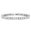 Sparkling Princess Cut Cubic Zirconia CZ Tennis Bracelet