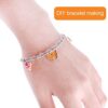 Bracelet Link Chains Silver DIY Christmas Charms