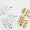 Layered Necklace Spacer Clasp & 6 Sizes Double Head