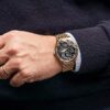 Agelocer Skeleton Stainless Steel Automatic Mechanical Men's Watch