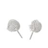 Twisted Cable Braided Rope Knot Love Knot Stud Earrings