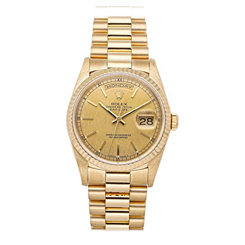 Champagne Dial Mens Watch Rolex Day-Date Mechanical Automatic