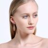 Dangle Earrings for Women Gold Bar Earrings