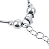 Swarovski Elements Bicone Crystal 925 Sterling Silver Anklet