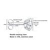 5 Pairs Stud Earrings Set - Hypoallergenic Cubic Zirconia 316L Earrings in Rose Gold