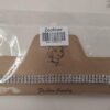 Clear Rhinestone Choker Necklace Silver Tone