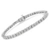 925 Sterling Silver Miracle-Set Diamond Tennis Bracelet – 1.0 Cttw, I-J Color, I3 Clarity, 7"