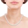 14k Yellow Gold Cultured Pearl Necklace Handpicked
