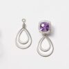Ross-Simons 14kt White Gold Double Earring Jackets