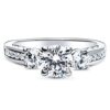 BERRICLE Rhodium Plated Sterling Silver Round Cubic Zirconia
