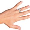 Titanium Wedding Band Ring Bling Comfort Fit 8MM