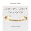 Lademayh Women's Inspirational Bracelets Stainless Steel