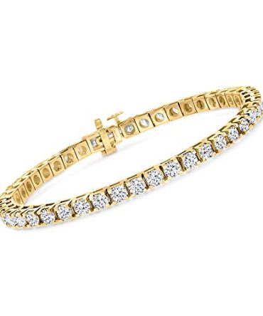 Tennis Bracelet 14kt Yellow Gold Ross-Simons Diamond