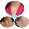 Layered Coin Tube Pendant Choker Necklace
