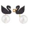 Swarovski Iconic Swan Pierced Earrings for Women