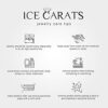 14k White Gold Diamond Ear Jacket Jackets For Studs