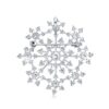 Bling Jewelry Large Frozen Winter Silver Plated Brass