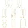 Elegant 8-Pair Threader Earrings Set: Elevate Your Style ✨
