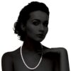 PAVOI Sterling Silver White Freshwater Cultured Pearl Necklace