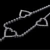 Rhinestone Body Chains Belt Crystal Waist Chains Heart Pendant